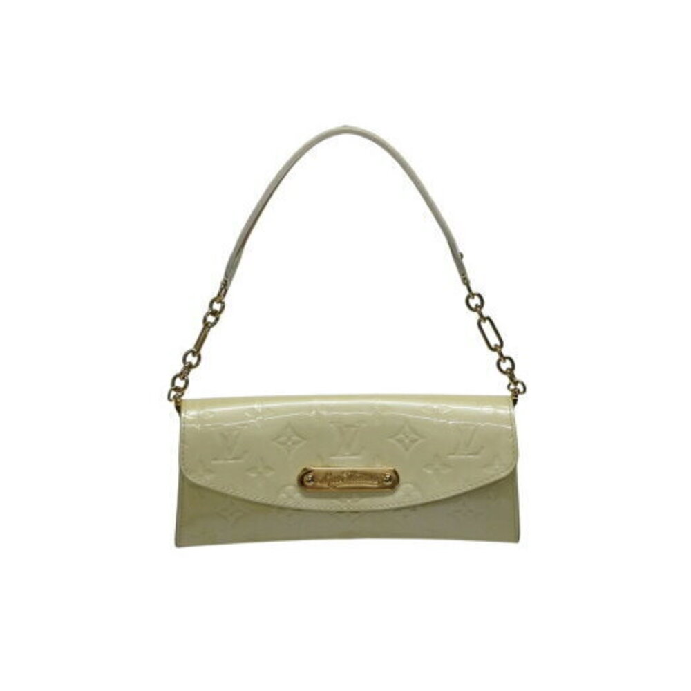Louis Vuitton Vernis Patent Sunset Boulevard shoulder bag pearl
